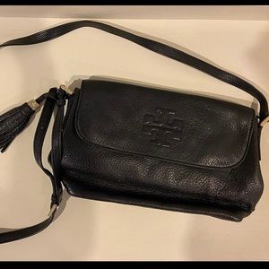 Tory Burch Black Leather Cross Body